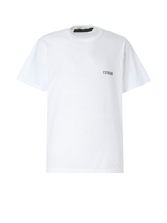 Y's for men LOGO PRINT SHORT SLEEVE T-SHIRT