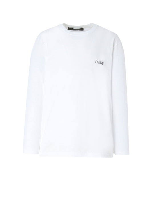 Y's for men LOGO PRINT LONG SLEEVE T-SHIRT