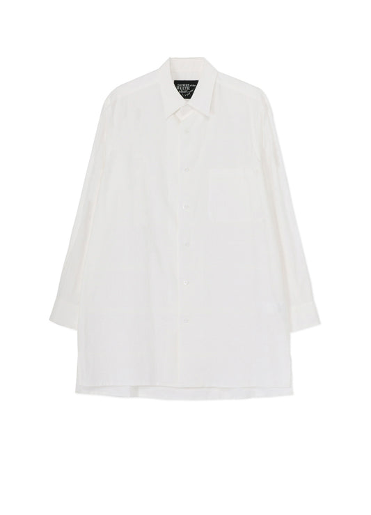 COTTON TWILL CLASSIC BIG SHIRT