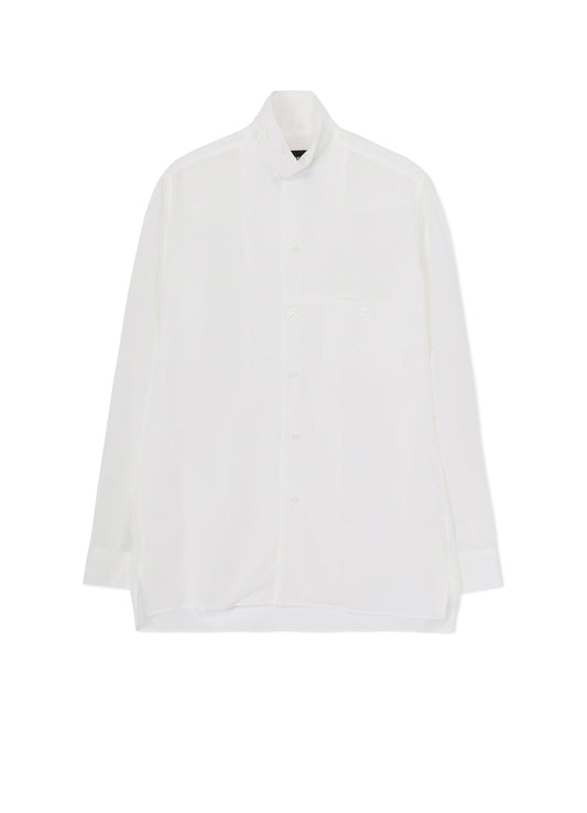 CELLULOSE LAWN TAB COLLAR SHIRT