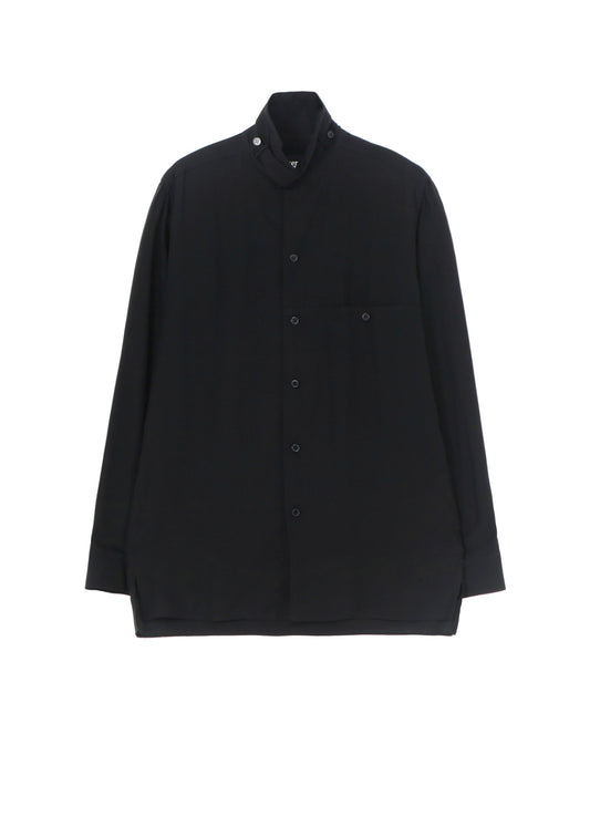 CELLULOSE LAWN TAB COLLAR SHIRT