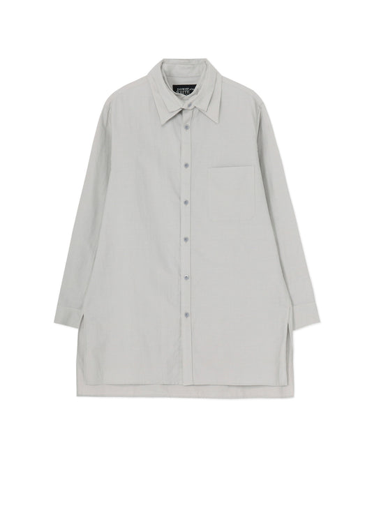 COTTON TWILL DETACHABLE COLLAR SHIRT