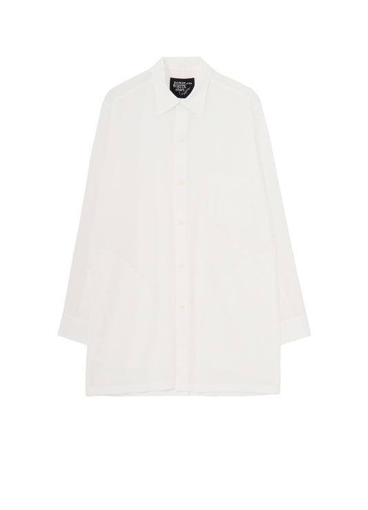 TA TUXEDO/WHITE OPEN-BACK BLOUSE