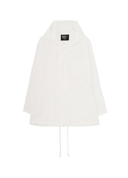 TA TUXEDO/WHITE FOODED BLOUSE