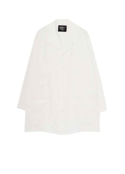 TA TUXEDO/WHITE OPEN COLLAR BLOUSE