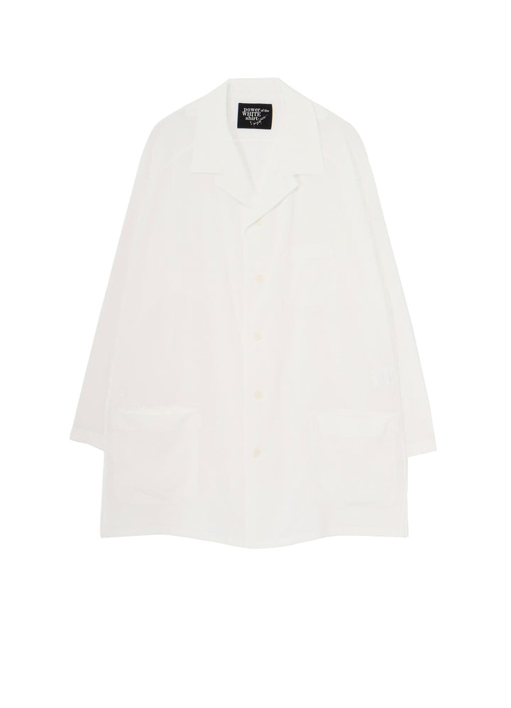 TA TUXEDO/WHITE OPEN COLLAR BLOUSE