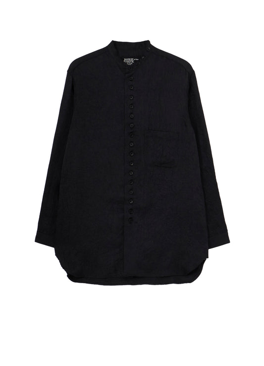 TRIACETATE  TWILL STAND COLLAR BLOUSE