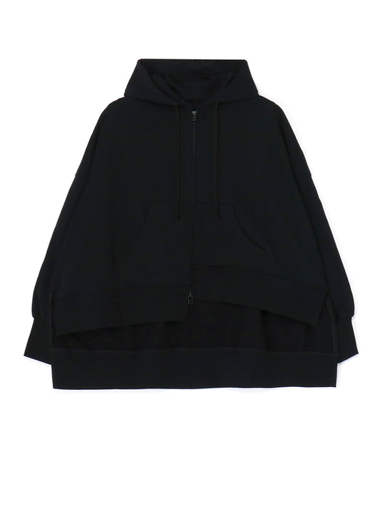 ASYMMETRIC ZIP-UP HOODIE