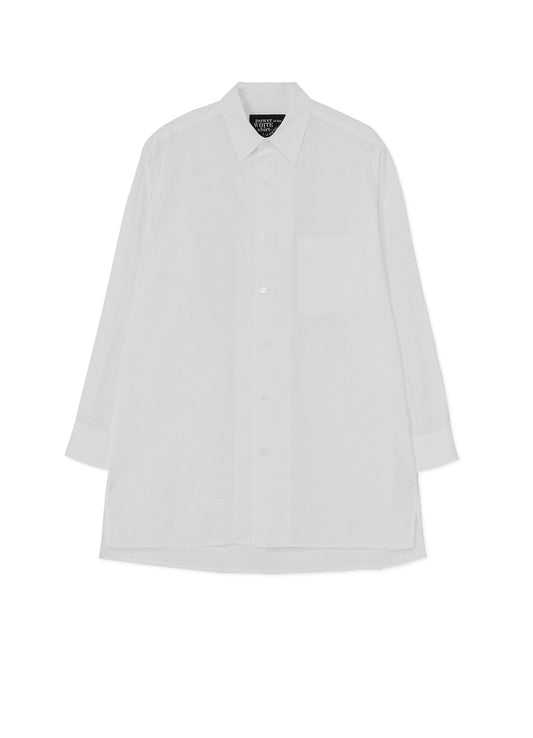 100/2 COTTON BROADCLOTH CLASSIC OVERSIZED SHIRT