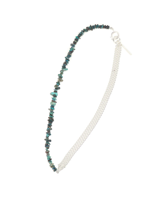 CHRYSOCOLLA BEADS NECKLACE