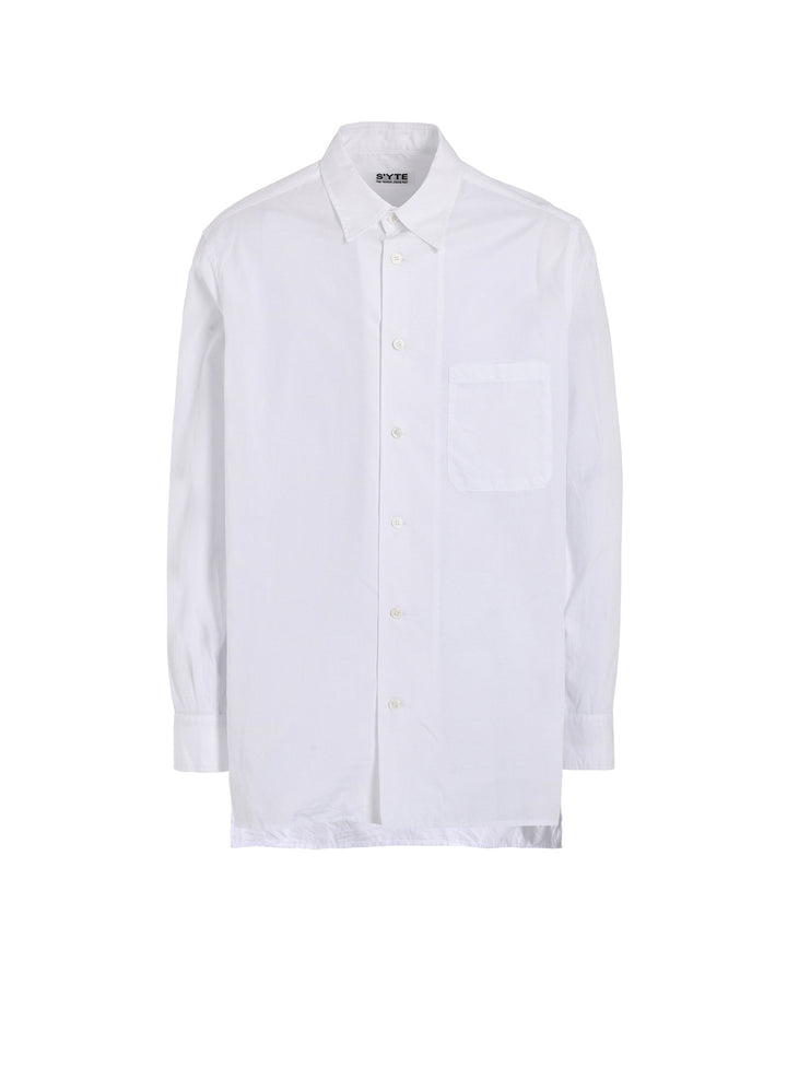 COTTON BROAD LOOSE-FIT REGULAR COLLAR SHIRT