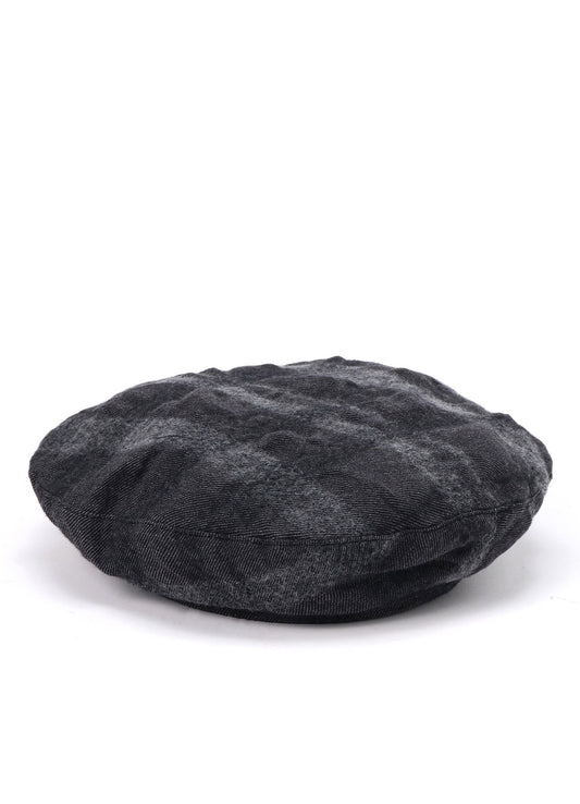 FULLING FINISHED SHADOW CHECK BERET