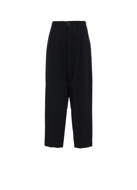 WASHER WOOL GABARDINE 2-TUCK WIDE PANT