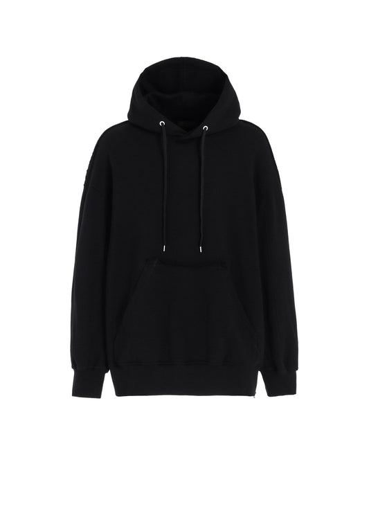 FRENCH TERRY SIDE ZIP HOODIE