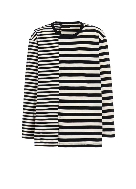 THIN STRIPE + THICK STRIPE SHIFTING LONG SLEEVE T-SHIRT