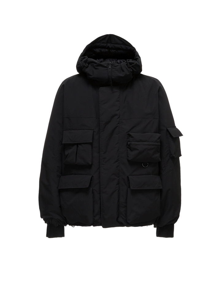 S'YTE X TAION REVERSIBLE UTILITY DOWN JACKET