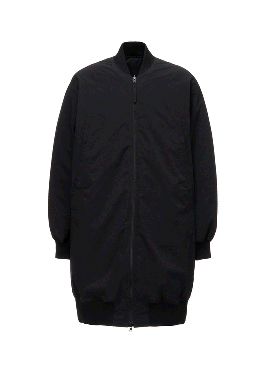 S'YTE X TAION REVERSIBLE EMBROIDERED LONG BOMBER JACKET