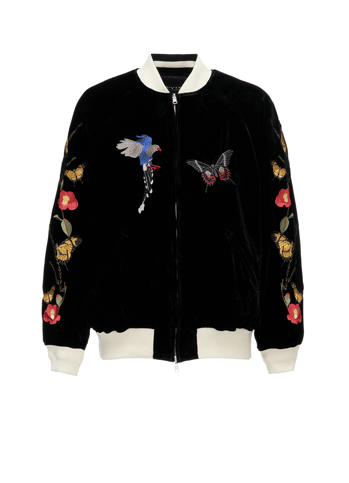 S'YTE X TAION EMBROIDERY REVERSIBLE BOMBER JACKET-S'YTE TOKYO
