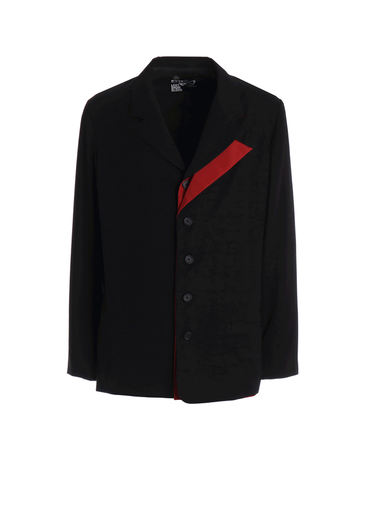 S'YTE X KAZUO KAMIMURA-LADY SNOWBLOOD PRINT DOUBLE-LAYER JACKET