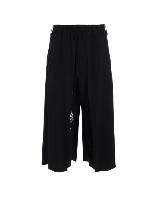 S'YTE X KAZUO KAMIMURA-LADY SNOWBLOOD PRINT DOUBLE-LAYER PANTS