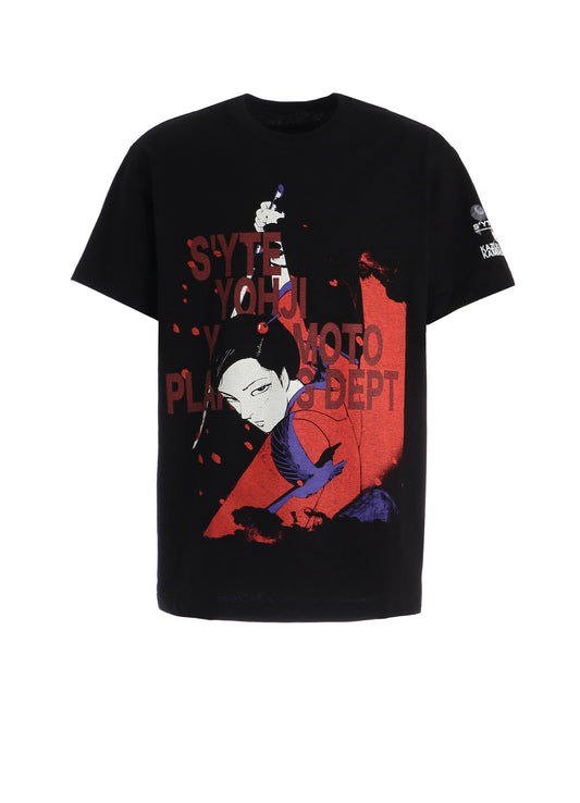 S'YTE X KAZUO KAMIMURA-LADY SNOWBLOOD PRINT T-SHIRT