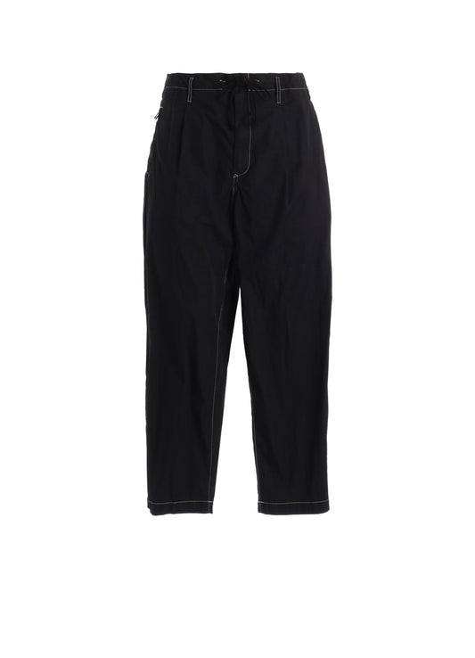 COTTON/NYLON WEATHER CLOTH TAPERED PANTS