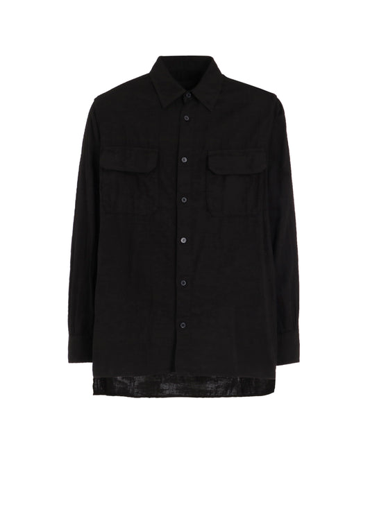 Double Gauze Dual-Pocket Utility Shirt