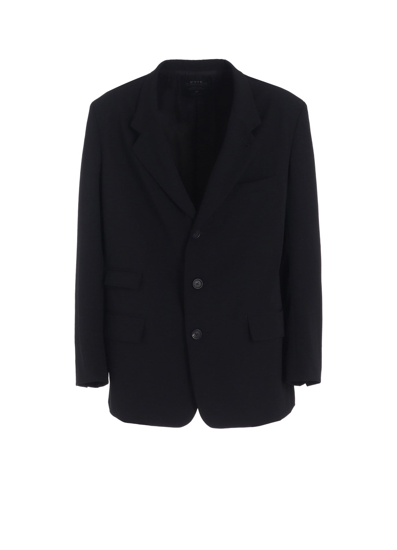 ジャケット・アウター YOHJI YAMAMOTOSPARECOLLARLONG WIM JACKET Yohji Yamamoto POUR HOMME - W-Spare Collar L Wim in Black – SVRN