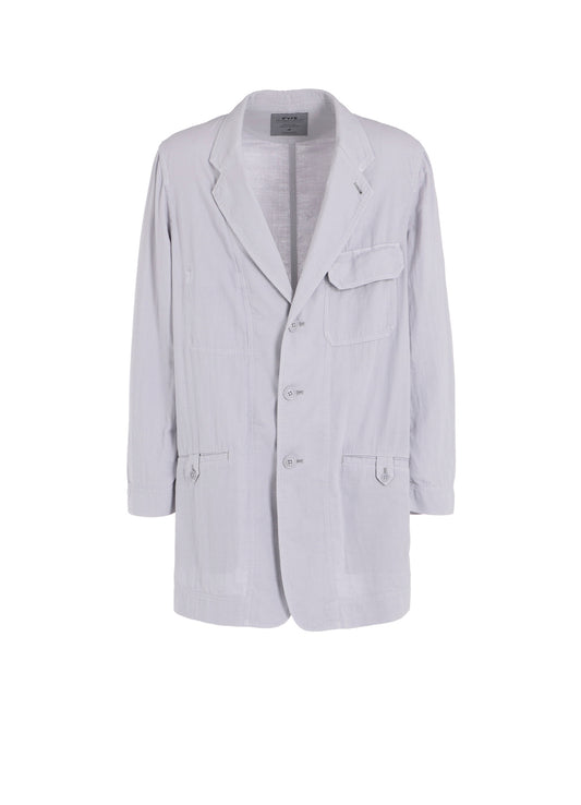 Double Gauze Long Work Jacket