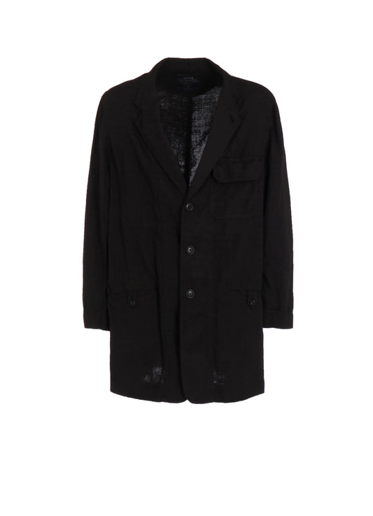 Double Gauze Long Work Jacket