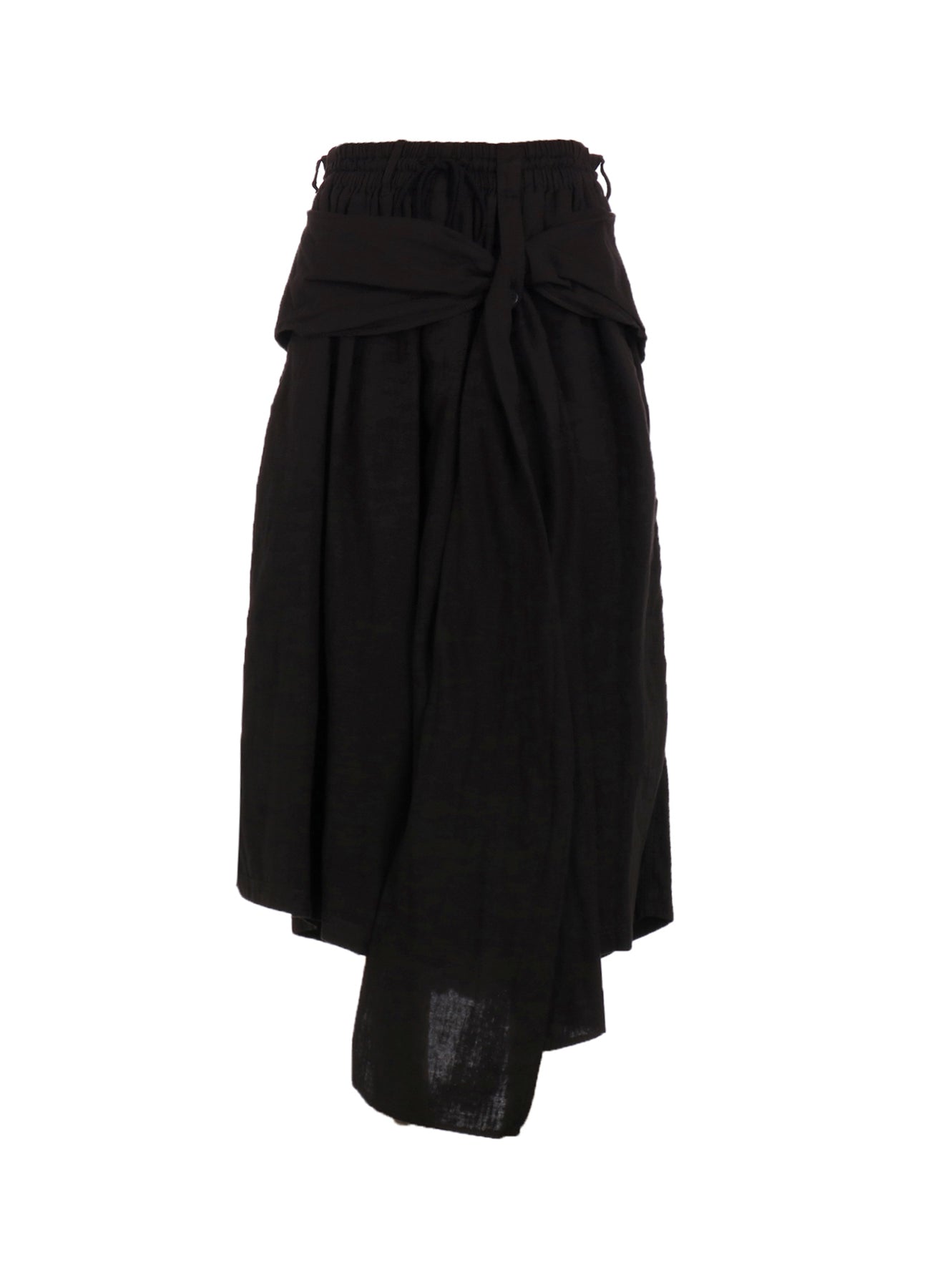 Yohji Yamamoto S'YTE パンツ　ブラック PE/GABARDINE ZIPPER-TAPED CARGO PANTS(M Black): S'YTE｜THE