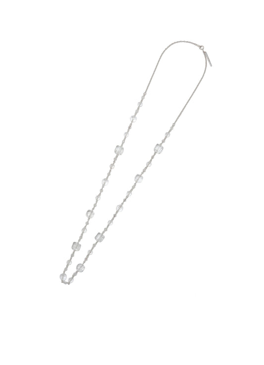CRYSTAL BRASS NECKLACE
