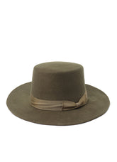 WOOL FELT WIDE BRIM HAT