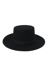 WOOL FELT WIDE BRIM HAT