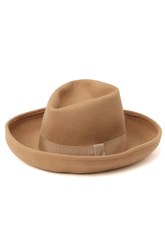 WOOL FELT ROLLABLE BRIM MOUNTAIN HAT