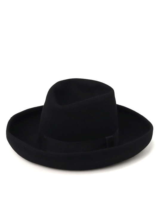 WOOL FELT ROLLABLE BRIM MOUNTAIN HAT