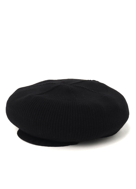 WOOL NYLON KNIT CASQUETTE