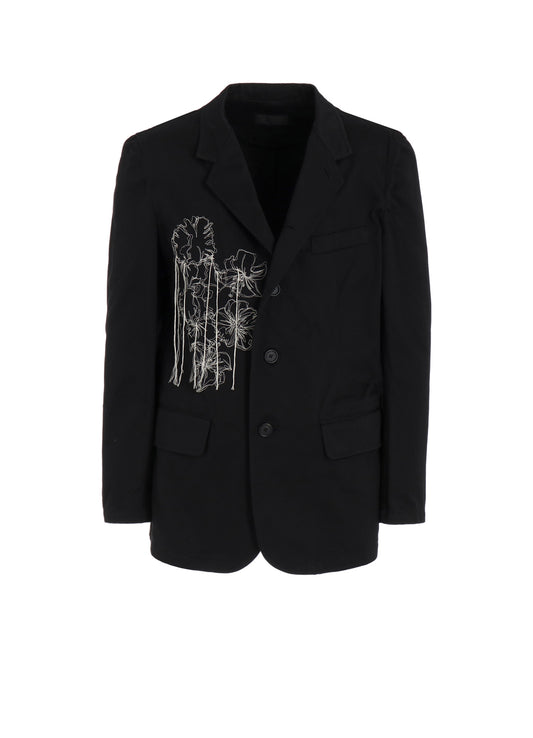 WEPON CLOTH 5 BUTTON EMBROIDERY TAILORED JACKET