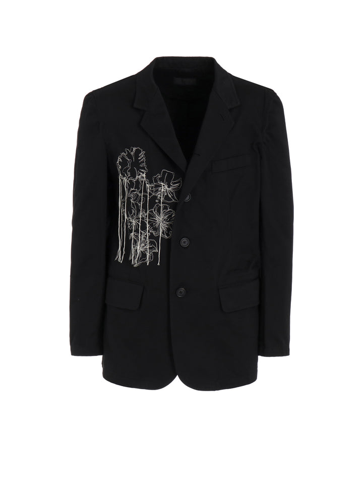 WEPON CLOTH 5 BUTTON EMBROIDERY TAILORED JACKET