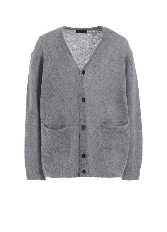 5G BRUSHED MOHAIR CARDIGAN