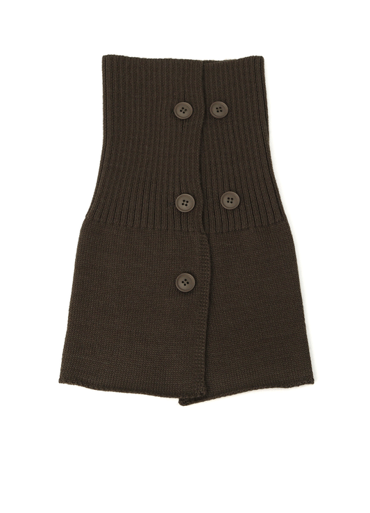 WOOL ACRYLIC JERSEY NECK WARMER