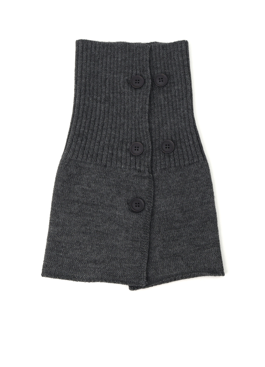 WOOL ACRYLIC JERSEY NECK WARMER