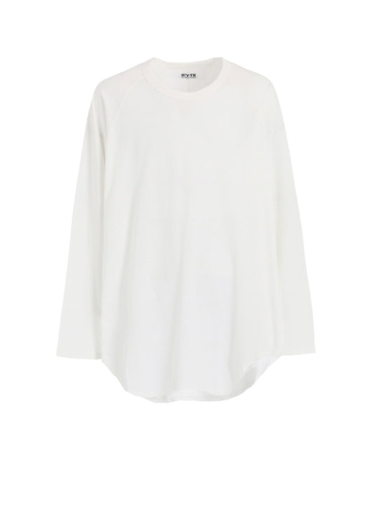 30/COTTON JERSEY OVERSIZED RAGLAN SLEEVE T-SHIRT