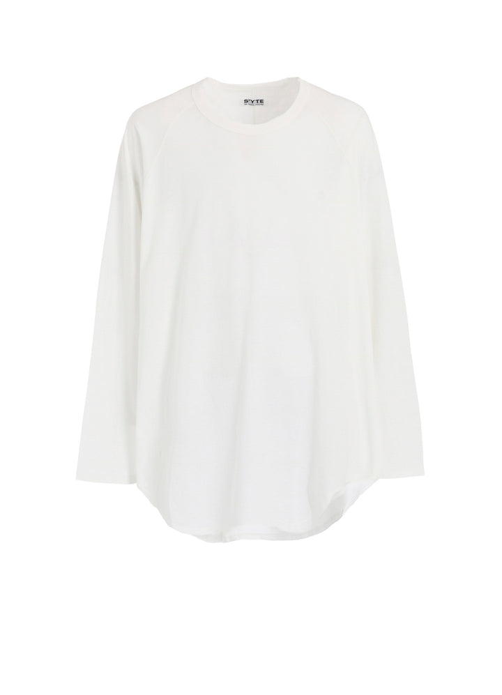 30/COTTON JERSEY OVERSIZED RAGLAN SLEEVE T-SHIRT