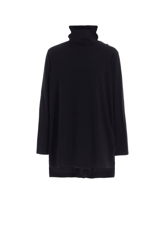 30/COTTON JERSEY TURTLENECK T-SHIRT