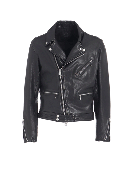 WASHED SHEEP LEATHER CLASSIC DOUBLE RIDERS JACKET