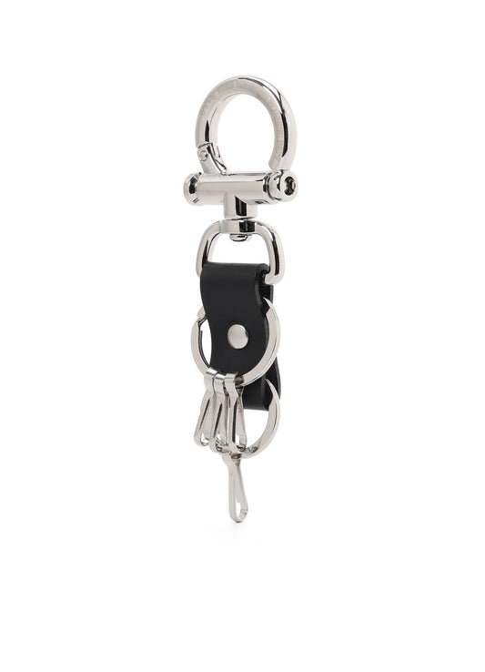 BAR STYLE LEATHER STRAP KEY FLOCK