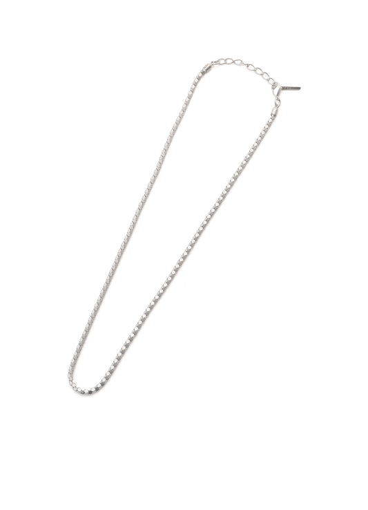 WOVEN KAGOME PATTERN CHAIN NECKLACE