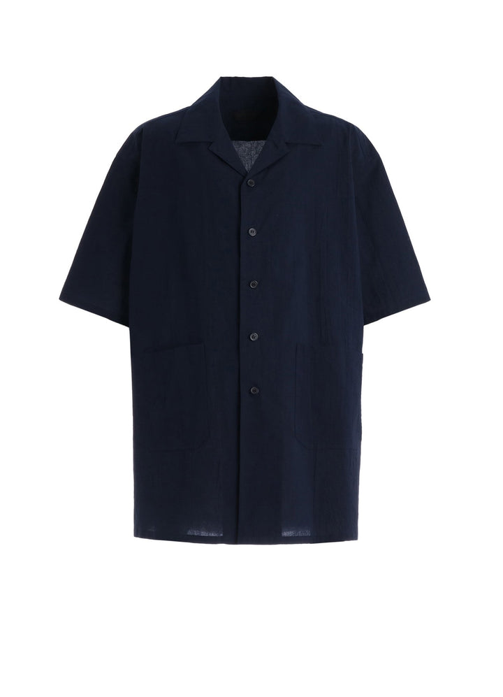 60S COTTON LAWN OPEN COLLAR SHIRT