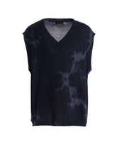 CHUSEN-DYED COMPACT TWIST VEST